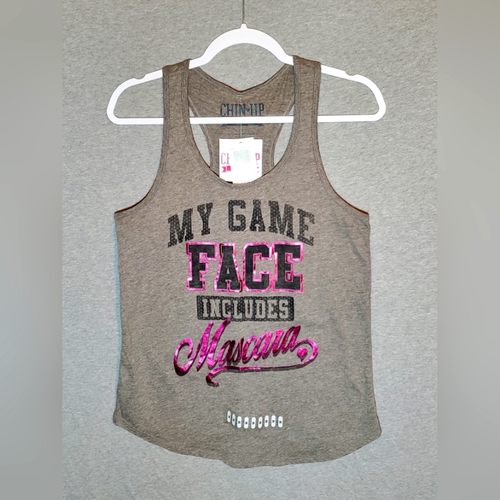 Chin Up Apparel Mascara Gym Tank Top (M)